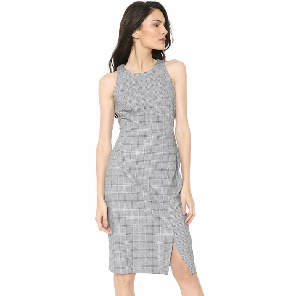 Banana Republic - Sheath Style Plaid Dress / Size 6